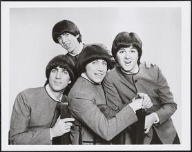 ["Beatlemania" publicity photograph.]