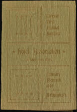 Twenty-first Annual Banquet of the Hotel Association of New York City