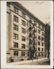 [Unidentified apartment building.]
