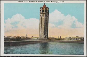 Tower, Lake Reservoir,  Prospect Park, Brooklyn, N. Y.