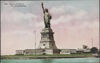 Statue of Liberty, New York Harbor.