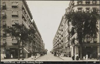 144th Street, east from Broadway, New York.