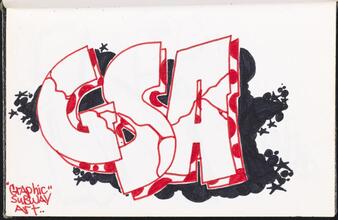 GSA [Page in Daze's black book.]