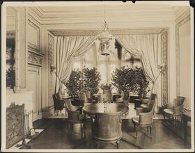 [Interior, dining room or parlor.]