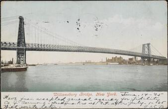 Williamsburg Bridge. New York.