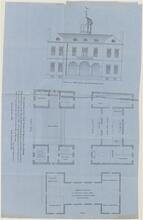 [Planned Elevation of the Old City Hall formerly standing in Wall Street in the City of New York, as it was in the years 1745, 1746, 1747]