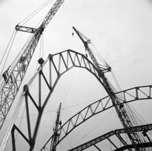 [Construction of the New York World's Fair site.]
