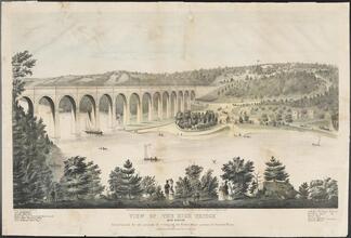 View of the High Bridge, near Harlem
