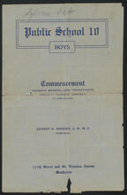 Public School 10 Boys Commencement