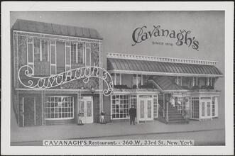 Cavanagh's Restaurant, - 260 W. 23rd St., New York.
