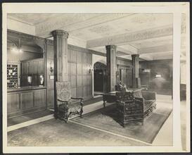 Hotel Woodward, B'way & 55th St., Interior, Lobby Looking West.