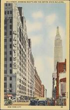 34th Street, Showing Macy's and the Empire State Building, New York City.