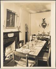 [Residence. Interior, dining room.]