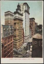 North from Wall Street, New York.