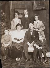 [Al Smith with his family.]