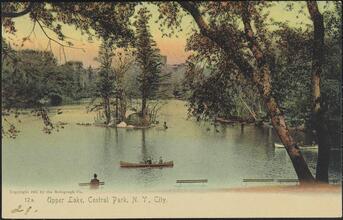 Upper Lake, Central Park, N. Y. City.