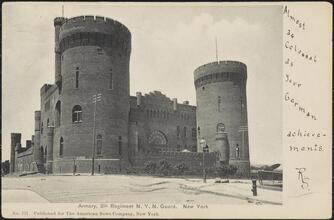 Armory, 8th Regiment N.Y.N. Guard. New York
