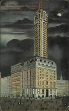 New York, Singer Building. Broadway corner Liberty Street. Highest Building in the World. 41 Stairs