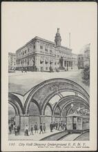 City Hall Showing Underground R. R. N. Y.