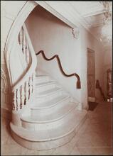 [Interior, staircase.]