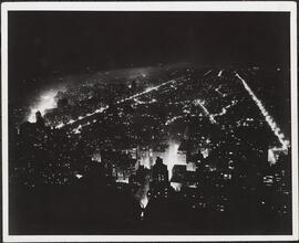 Aerial view of the City at night