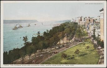 Riverside Park, north from 93rd St., New York.