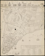 A Plan of the City and Environs of New York as they were in the years 1742, 1743 and 1744. Drawn by D.G. in the 76th year of his age who had at this time a perfect & correct recollection of every part