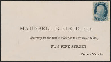 Ball in Honor of The Prince of Wales