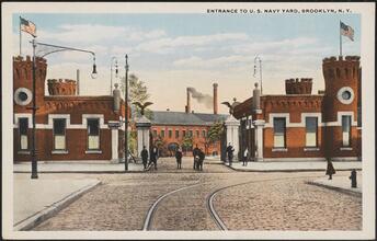 Entrance to U. S. Navy Yard, Brooklyn, N. Y.
