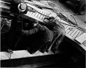 6th Avenue Subway Construction, 13th Street.