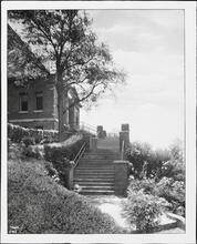 [Congregation de Notre Dame Academy, Main Entrance Steps.]