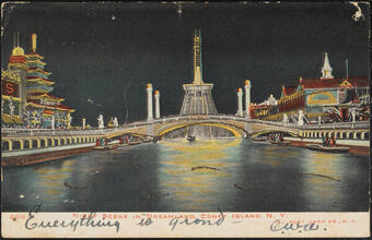Night Scene in Dreamland, Coney Island, N. Y.