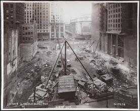 41st St. Side [Lincoln Building construction.]