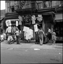 [Clothing store on Orchard Street.]