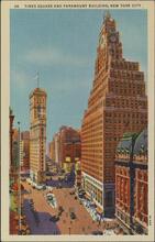Times Square and Paramount Building, New York City.