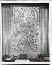 [S.S. "Normandie", Dining Salon, Starboard Side Aft, Cabin Class.]