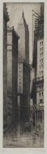 [Dusk, William Street, New York]