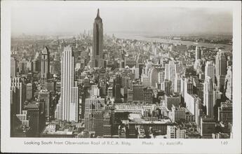 Looking South from Observation Roof of R.C.A. Bldg.