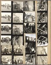 [Various views of civil defense officers.]