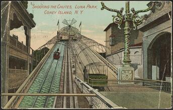 Shooting the Chutes, Luna Park, Coney Island, N. Y.