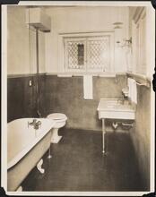 [Interior, bathroom.]