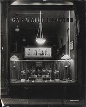 [Display window, gas appliances.]