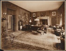 [Residence. Interior, parlor.]
