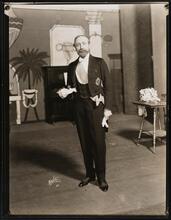 ["The Young Visitors" theater still.]
