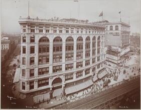Greeley Square, North from 33rd Street.