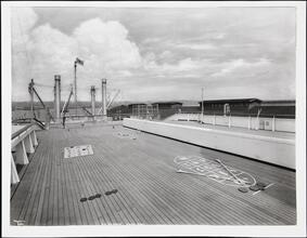 [S.S. Line, S.S. "Panama", Game Deck.]