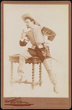 [Alexander Salvini as d'Artagnan in "The Three Guardsmen".]