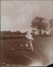 Sports, Field Sports, Oxford & Cambridge Training at B[erkeley] Oval.