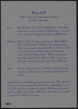 Wave Hill [1998 Inaugural Celebration Borough of the Bronx.]