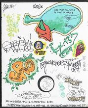 [Inside front cover of ERO's black book.]